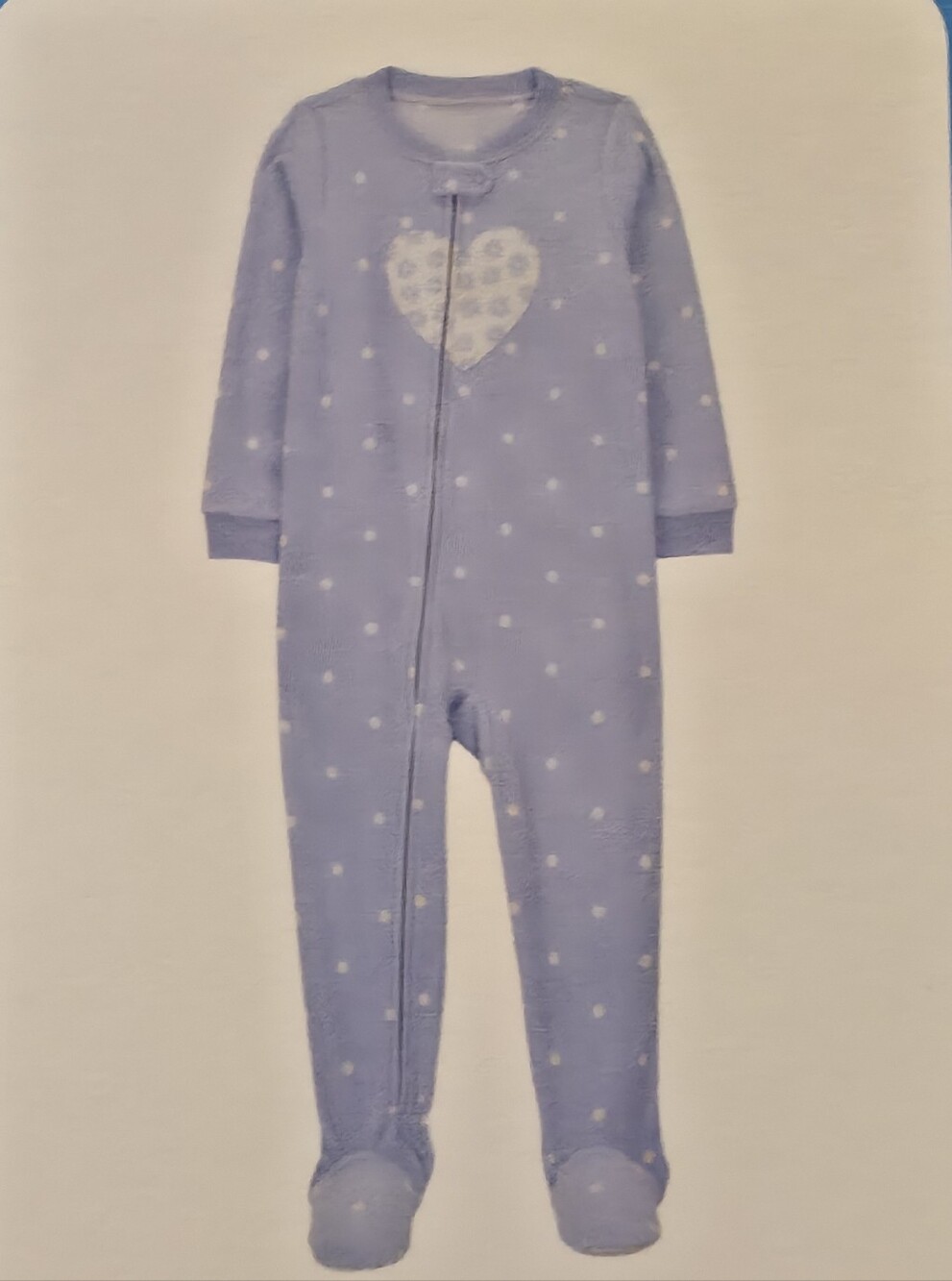 Carter's Lavender & Light Purple Children's Footies. - Picture 3 of 6